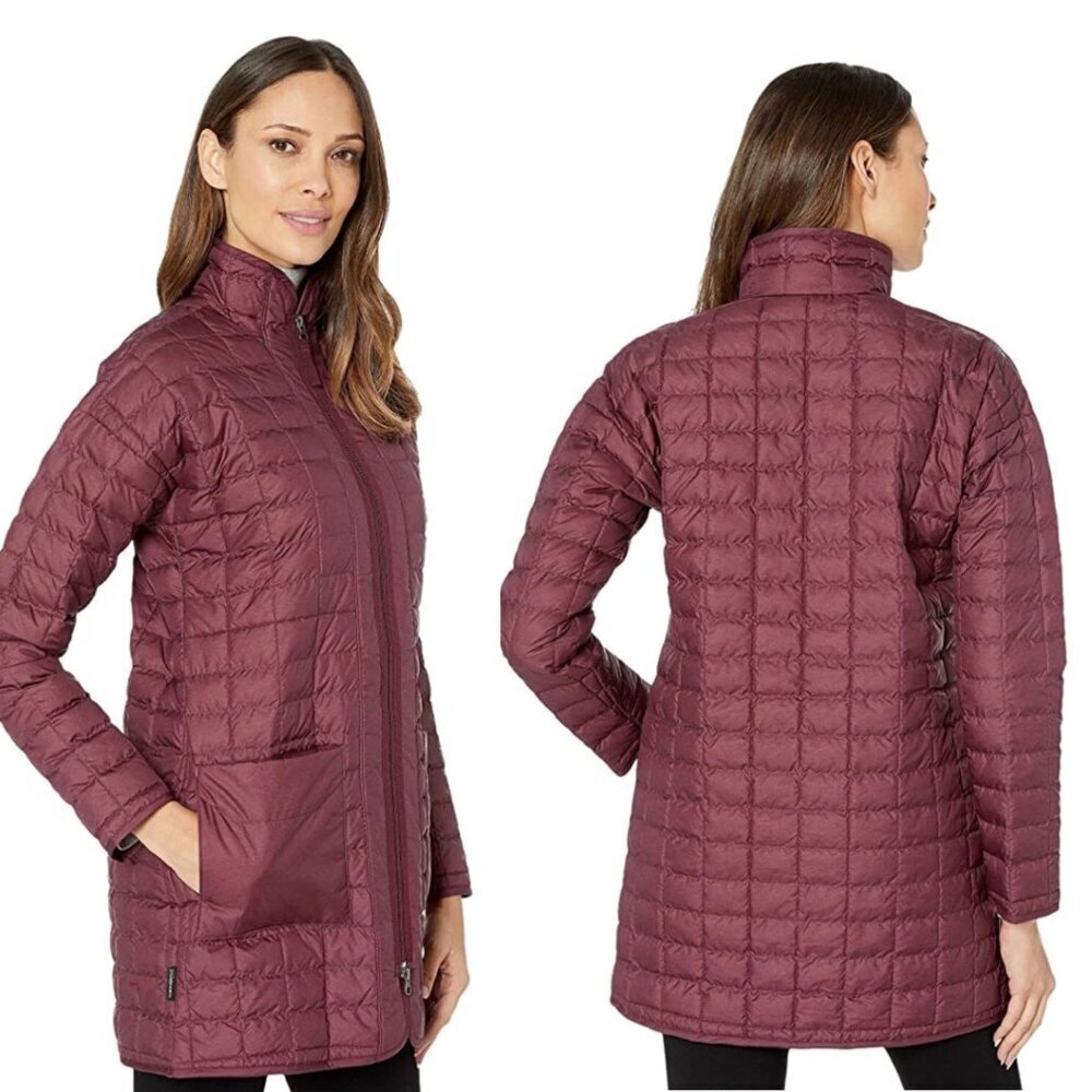 The North Face Women's ThermoBall Eco Long Lightweight Puffer Jacket Size Small - Picture 2 of 10
